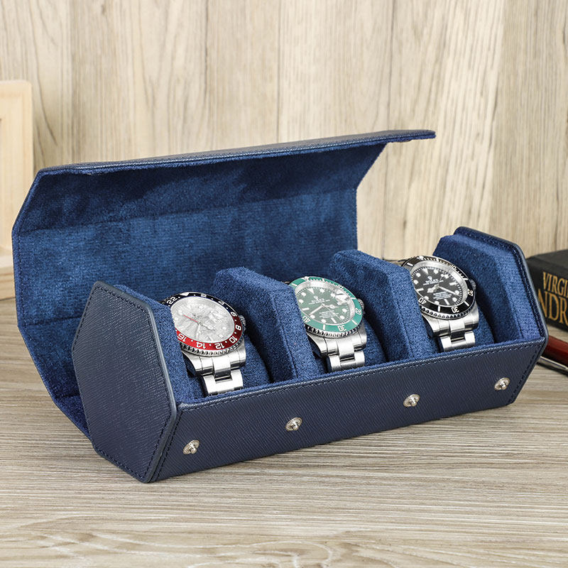 Genuine Leather Watch Storage Box