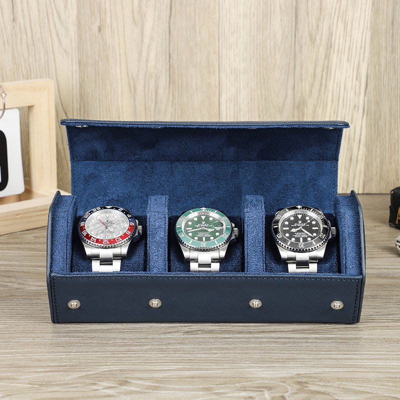 Genuine Leather Watch Storage Box
