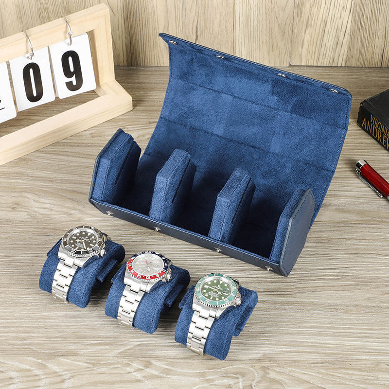 Genuine Leather Watch Storage Box